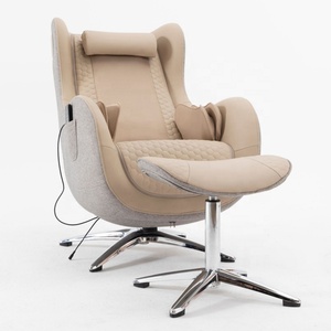 Hj Nhà Hiện Đại Bóng Thiết Kế Tufted Có Thể Gập Lại Da Phòng Khách Ghế Với Ottoman Massage Xoay Ghế Cho Căn Hộ & Khách Sạn Sử Dụng - Product Image 6