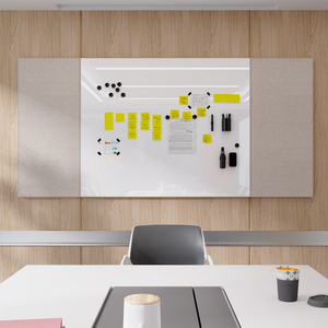 Parete acustica che scrive gli schermi bianchi del bordo per la parete operabile della sala riunioni dell'aula per la scuola dell'ospedale facile installano - Product Image 2