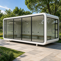 Maison conteneur 4 chambres, Maison conteneur de luxe préfabriquée 4 chambres, Maison conteneur modulaire, Cabane Apple