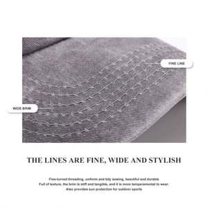 Gorras de Béisbol Vintage de Diseño Deportivo, Unisex, de Tela Lavada a Color, para Deportes de Equipo al Aire Libre de Verano - Product Image 5