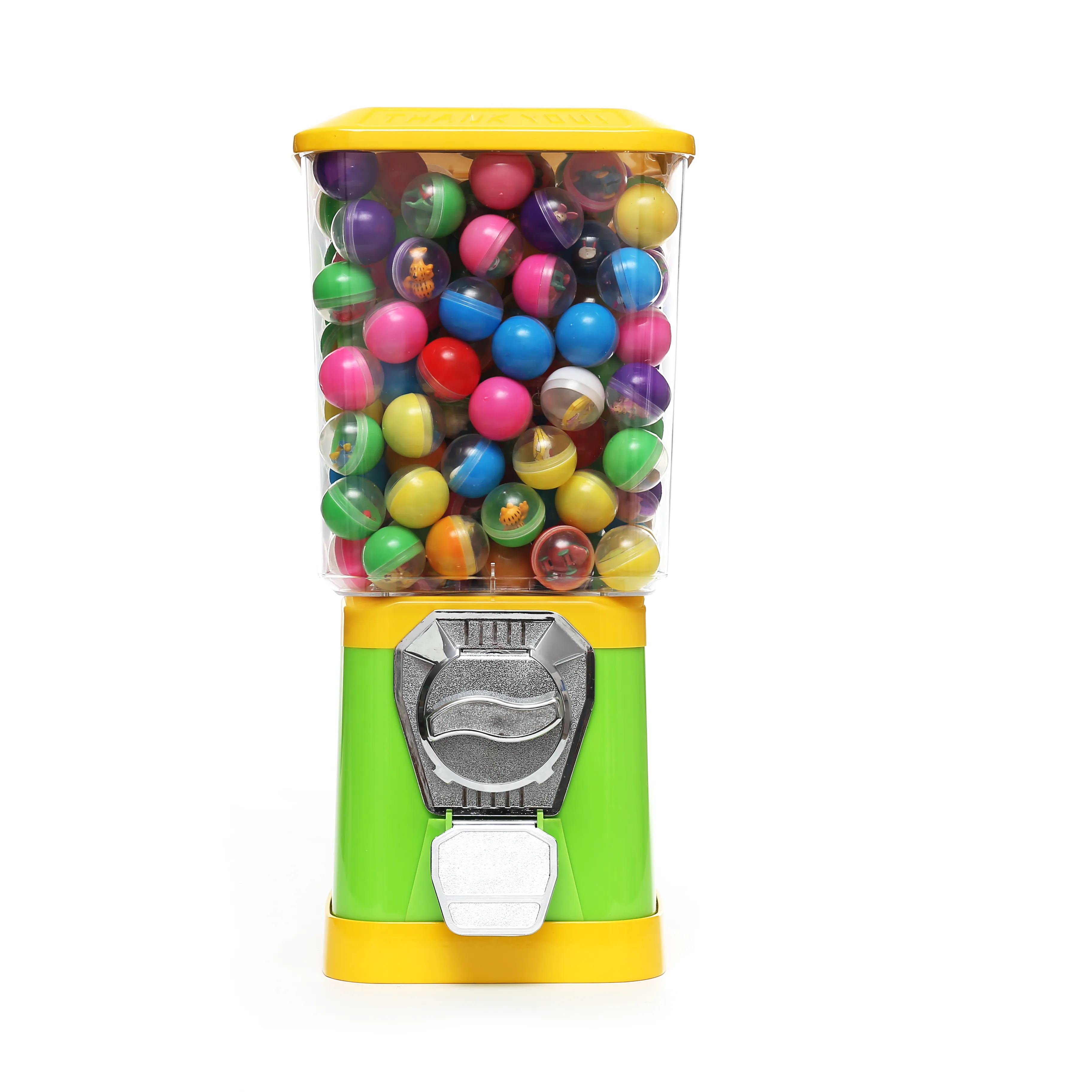 gumball machine candy dispenser capsule toys bouncy ball vending machine with stand for kids