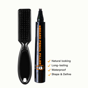 Crayon à barbe en argile à la vitamine C à base de plantes longue durée, imperméable, tenue forte, soin et coiffage, patchs pour le cuir chevelier, secondes, barbier - Product Image 1