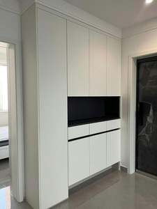 Armoire de rangement à chaussures moderne, luxe léger, en bois massif, écologique, durable, appartement, salon, meubles de maison, taille personnalisée - Product Image 5