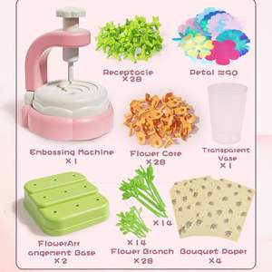 Recién llegado, Kit <span class=keywords><strong>de</strong></span> juguete para hacer ramo <span class=keywords><strong>de</strong></span> flores <span class=keywords><strong>de</strong></span> tela DIY, actividad educativa, <span class=keywords><strong>preescolar</strong></span>, cumpleaños, Pascua, regalos para el Día <span class=keywords><strong>de</strong></span> <span class=keywords><strong>la</strong></span> <span class=keywords><strong>madre</strong></span> - Product Image 5