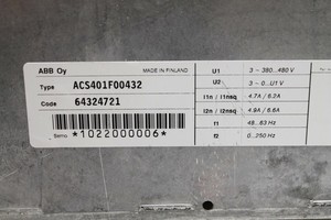 Variador de Frecuencia ACS401F00432 para PLC - Product Image 4