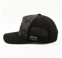 Casquette de baseball personnalisée bicolore haute performance, casquette de sport pour homme, imperméable, avec logo personnalisé, patch PVC, chapeau de golf