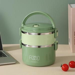 2026 Luxury Stainless Steel Single Tier Leak Proof Food Grade Modern <b>Lunch</b> <b>Box</b> Wholesale Custom Logo Stackable Bento <b>Box</b> - Product Image 3