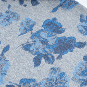 Beste Prijs Damesjas Kledingstuk Bloemontwerp Jacquard Stijl Merinowol 76.4% 14% 7.6% N 2% <span class=keywords><strong>P</strong></span> Blend Geweven Technics Garen Geverfd - Product Image 6