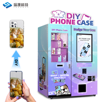 Distributeur Automatique de Coques de Téléphone avec Impression UV OEM Entièrement Automatisé et Système de Paiement par Espèces et Cartes de Crédit