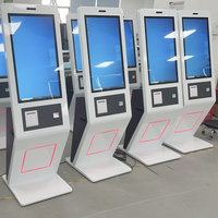 VISIGN Nouveauté 21,5 24 27 Pouces Écran Tactile Courbé Kiosque en Libre-Service Terminal de Point de Vente Machine de Paiement des Factures pour Cinéma Hôtel