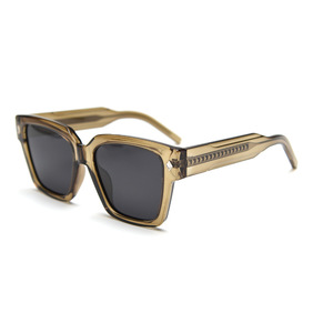 Gafas de Sol con Marco Grande, Estilo Vintage, Color Negro, Personalizadas, Protección UV 400, Marco Cuadrado, Modelo 2026 - Product Image 2