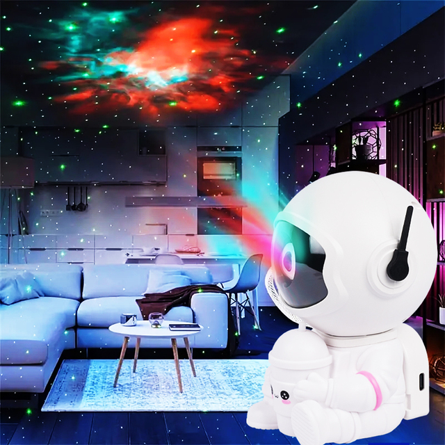 Discount Price Star Lights Home Decor Luxury Lampada Led 360 Astronaut Night Light Projector Smart Home Lights