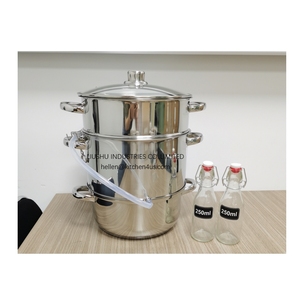 Batterie de cuisine à <span class=keywords><strong>induction</strong></span> en acier inoxydable 8L Extracteur de <span class=keywords><strong>marmite</strong></span> à vapeur <span class=keywords><strong>pour</strong></span> jus de fruits et légumes - Product Image 6