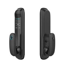 Ebkn Chất Lượng Cao Wifi Vân Tay Thông Minh An Ninh Khóa Hợp Kim Nhôm Xi Lanh Lớp C Tuya Ứng Dụng Tương Thích Đám Mây Gỗ/Thép - Product Image 6