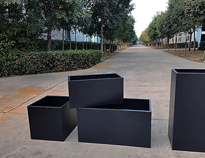 <span class=keywords><strong>Maceta</strong></span> de Acero Inoxidable 201 para Interiores y Exteriores, para Jardín, Patio, Decoración de Hoteles - Product Image 5