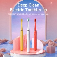 Brosse à dents électrique vibrante intelligente et colorée 2026 – Design fin et simple, portable pour les voyages