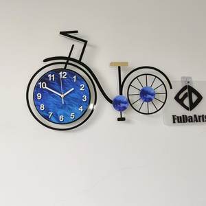 Nouvelle Horloge Murale Grande 3D en Acrylique 63x43 CM pour Vélo, Décoration d'Intérieur Personnalisée, Montre de Luxe pour la Maison, Dropshipping DDP - Product Image 4