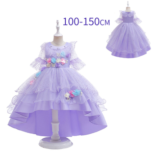Robe de princesse magique de luxe pour petites filles, déguisement de cosplay pour fête d'Halloween, collection MS Hot Sale - Product Image 4