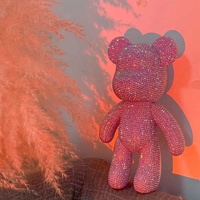 Kit ours fluide DIY, bâton de diamant, jouets faits à la main, artisanat en résine créative et décoration, embryons blancs