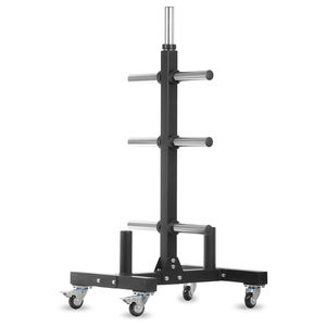 Estante de placa de parachoques de Metal Tellus Fitness, almacenamiento de suelo de disco de peso, barra de gimnasio y soporte <span class=keywords><strong>para</strong></span> Mancuernas, bancos y bastidores de gimnasio - Product Image 6