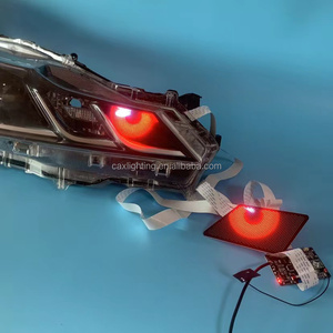 Xe Đèn Pha Nháy Mắt Ứng Dụng Điều Khiển Ác Quỷ Mắt <span class=keywords><strong>LED</strong></span> Bảng Điều Chỉnh Hiển Thị Tự Làm Sửa Đổi Màn Hình Lập Trình <span class=keywords><strong>LED</strong></span> Đèn Pha - Product Image 1