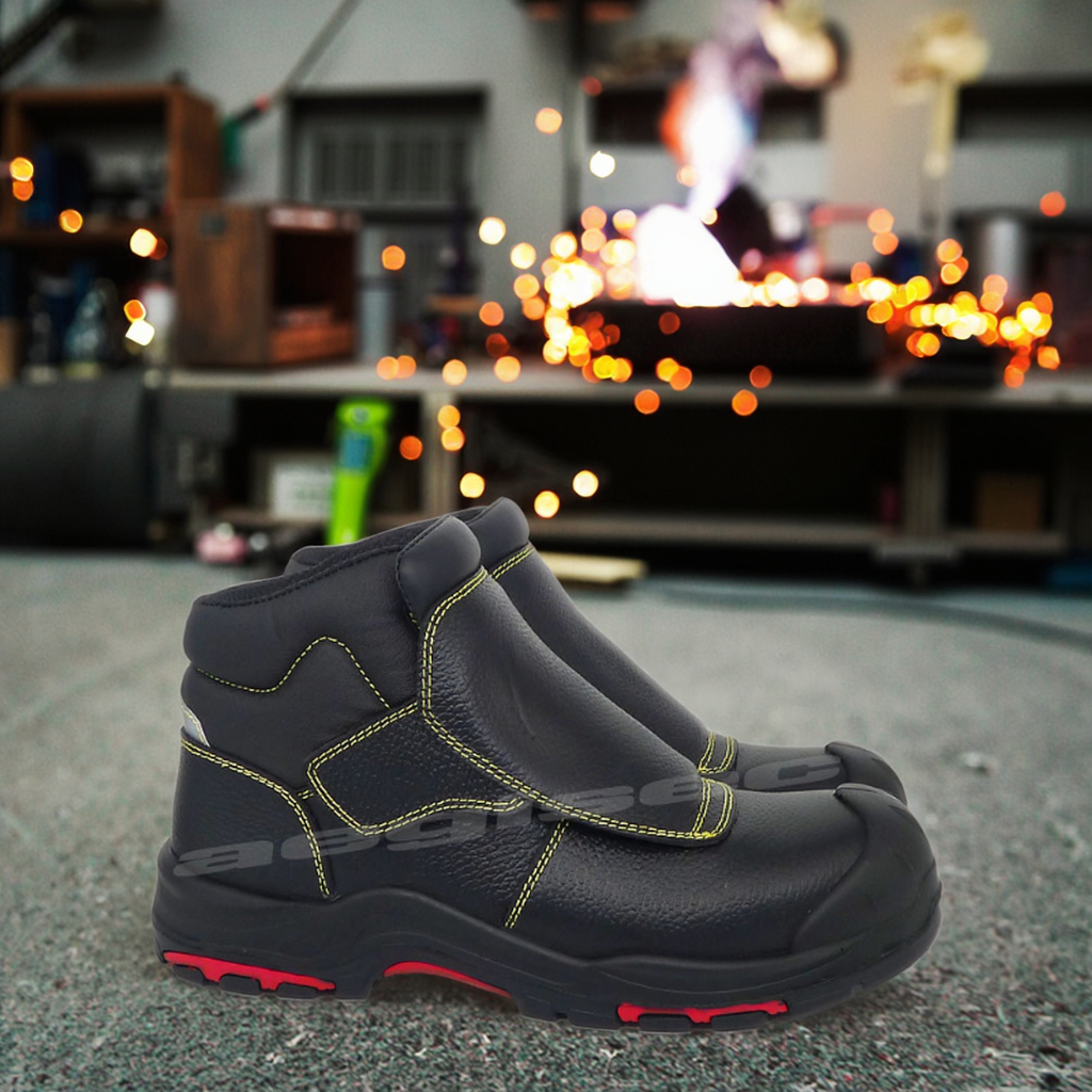 Mid Cut Rubber Shoes Durable Fashionable Safety
