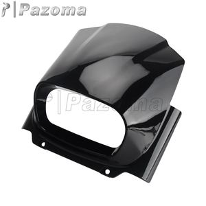 Faro delantero para motocicleta, con luces LED blancas integradas y capó delantero para Harley M8 Softail <span class=keywords><strong>Fat</strong></span> <span class=keywords><strong>Bob</strong></span> <span class=keywords><strong>FXFB</strong></span> 2018-Up 2019 2020 2021 - Product Image 5