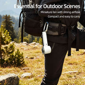 Ventilateur portable à refroidissement rapide à 5 vitesses, compresse froide, ventilateur de réfrigération, 2000 mAh, rechargeable - Product Image 3