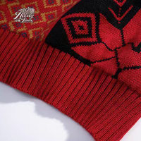 2025 pull tricoté pour hommes à manches longues col rond imprimé pull de noël tricots