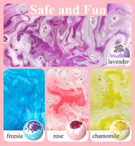 Nhãn Hiệu Riêng 100% Tự Nhiên Hữu Cơ Spa Tắm FIZZIES Bộ Quà Tặng 4Pcs Gốc Himalaya Muối Tắm Bom Sang Trọng Thư Giãn Kinh Nghiệm - Product Image 5