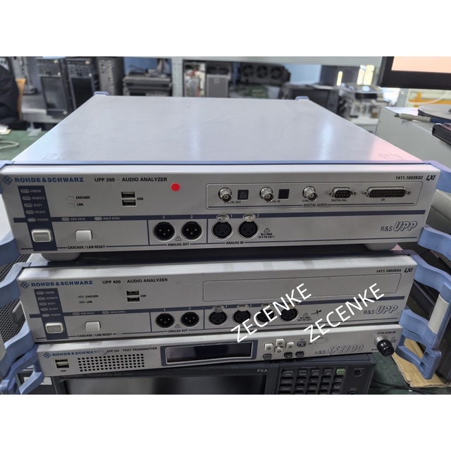 Rohde Schwarz UPP200/300/350/400/800/UPV/UPZ Audio Analyzer Electronic Measuring Instruments 6.7KG Metals Plastics Used