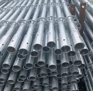 Sistema de andamio de acero galvanizado recubierto por pulverización adecuado para el marco de soporte del proyecto de construcción - Product Image 3