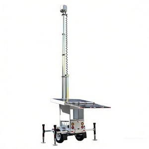 UNIV USA Market Diseño Sencillo UST-600S Remolque Solar Móvil para Instalación de Cámaras CCTV UST600S Torre Solar Móvil para CCTV para Parques - Product Image 2