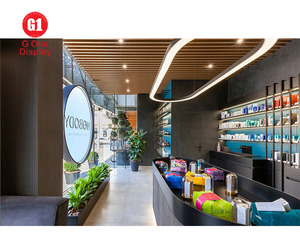 Bespoke High-End Cosmetic Store Interior Fit-out Luxury Sintered Stone Display Counter Design-to-Production Solution - Product Image 4