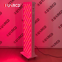 Panneau de luminothérapie rouge ILUXRED US Stock 300 LED pour tout le corps avec support 360° pour usage domestique et en salle de sport
