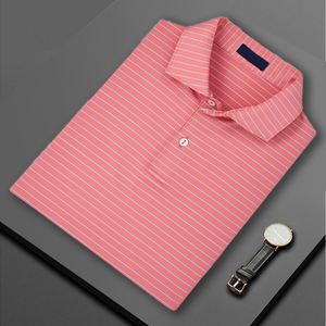 Camisas de Golf con Cuello para Hombre, Diseño Personalizado con Logotipo, Rayas, 80% Poliéster, 20% Elastano, Estampado, Corte Ajustado, Secado Rápido - Product Image 4