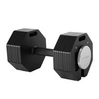Haltères AOC Fitness octogonaux à connexion rapide, réglables, en métal carbone revêtu de peinture poudrée, enquêtes de 5 lb, pour la maison et la salle de sport