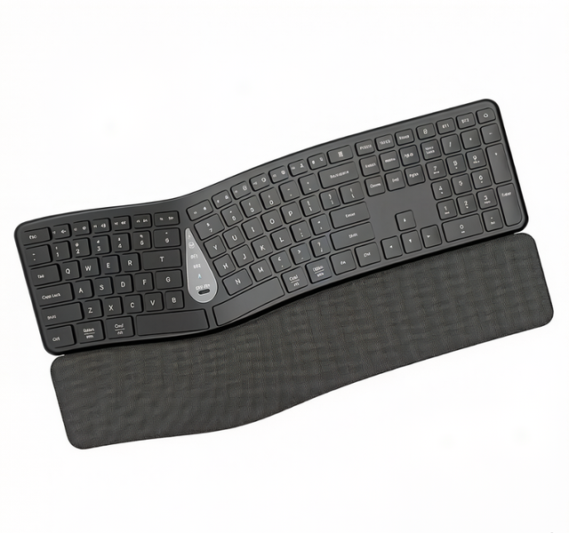 T1 Split Ergonomic Energy-efficient Keyboard with Mute Key for Daily Multi-scene Use