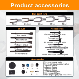 Bộ dụng cụ búa hơi đa năng 25 món với bộ tách khớp cầu - Product Image 5