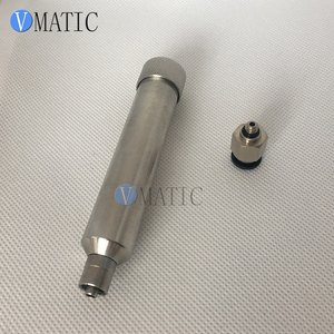 Siringa Pneumatica in Acciaio Inox da 10ml, Siringa Metallica Resistente alla Corrosione da 10cc con Attacco Luer Lock - Product Image 2