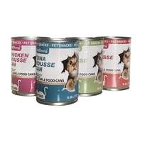 Nourriture en conserve pour animaux de compagnie de qualité supérieure, nourriture humide pour chiens et chats, haute teneur en protéines, nutrition naturelle, sans céréales, nourriture pour animaux de compagnie en vrac, OEM