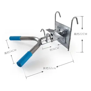 SS304เหล็กสแตนเลสตะขอคู่สำหรับหมูลูกหมูสัตวแพทย์ชั้นสำหรับตัดเย็บโต๊ะ - Product Image 3