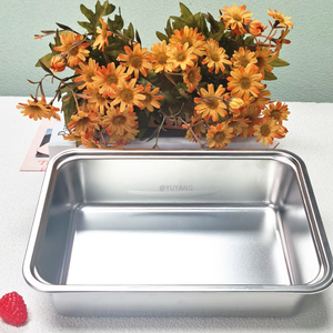 Steamable Health Safe 304 Stainless Steel Lunch Boxes High Quality Metal Lunch Box Potato Spaghetti Snack Bento Lunch Box