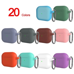 Ivanaze-funda protectora de silicona líquida para <span class=keywords><strong>Apple</strong></span> Airpods 3, versión gruesa de una pieza para <span class=keywords><strong>Airpods3</strong></span> - Product Image 1