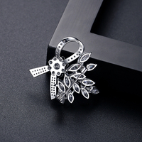 LUOTEEMI – broche fantaisie en cristal Zircon CZ, bijoux personnalisés, ensemble de broches pour femmes