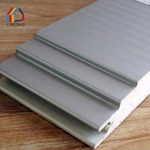 <span class=keywords><strong>Prepainted</strong></span> जस्ती स्टील polyurethane पु फोम सैंडविच दीवार घूंट पैनलों - Product Image 2