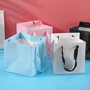 Custom Luxury Black <b>Clothes</b> Store Retail Packaging Gift Carry Bags Boutique Shopping Paper Bags With Your Own Logo - Product Image 4