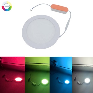 Tuya App Smart Control Wifi Smart Panel RGB CCT Led Panel de techo Luz 12W Lámpara de techo indirecta - Product Image 2