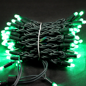 Outdoor 10 metri 100 <span class=keywords><strong>String</strong></span> filo di gomma bianco e nero Led Fairy <span class=keywords><strong>String</strong></span> Light per la festa di natale giardino decorativo impermeabile - Product Image 4