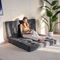 Matelas pliable à trois volets, matelas pliable de 6 pouces, matelas en mousse pleine, canapé-lit pliable, surmatelas pour lit d'appoint, lit de camping portable